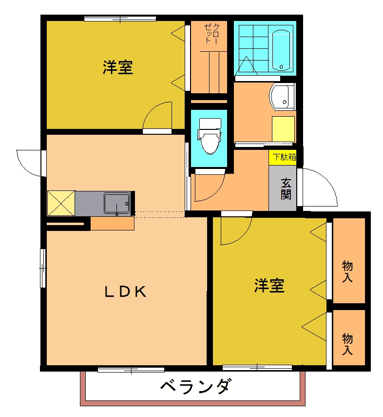 グラン・イースト　C 間取り図