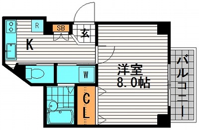 荒川区町屋8丁目楽器可（防音・グランドピアノ・弦楽器・声楽・DTM）マンション 間取り