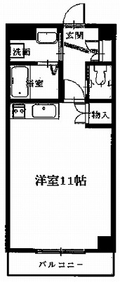 所沢市南住吉楽器可（ピアノ・弦管楽器・声楽・DTM）女性限定マンション 間取り