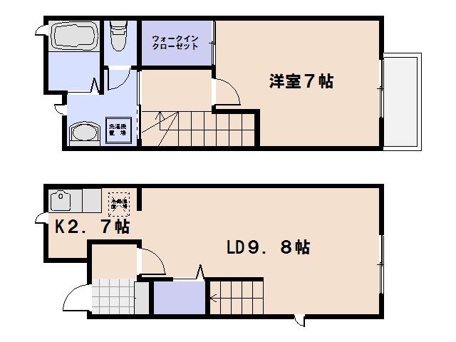 センテック新井口A棟 間取り