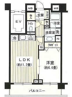 板橋区志村3丁目楽器可（ピアノ）マンション 間取り