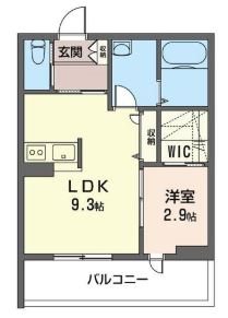 エスポワール 202号室 間取り