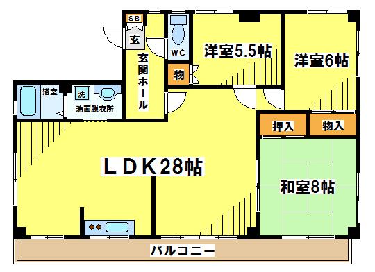 東京都調布市下石原１丁目 間取り