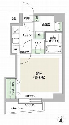 世田谷区太子堂2丁目楽器可【防音・グランドピアノ・弦・管楽器・声楽)マンション 間取り