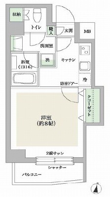 世田谷区太子堂2丁目楽器可【防音・グランドピアノ・弦・管楽器・声楽)マンション 間取り