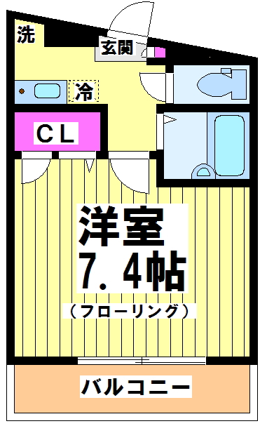 シャトル聖つつじヶ丘　 間取り