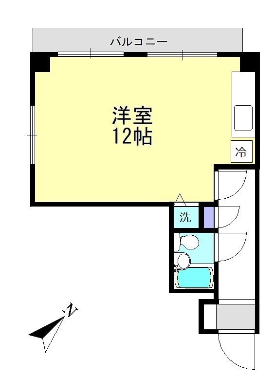代々木伊藤ローヤルコーポ 間取り