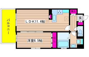 リーガルあみだ池新町 間取り