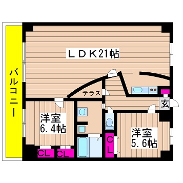 大阪府大阪市西区土佐堀３丁目 間取り