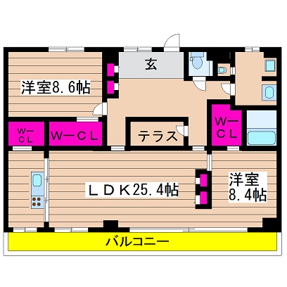 大阪府大阪市西区土佐堀３丁目 間取り