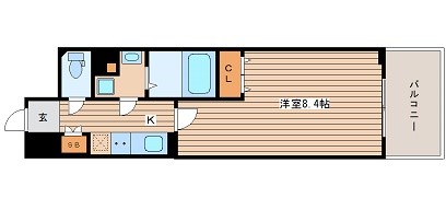 大阪府大阪市中央区北久宝寺町１丁目 間取り