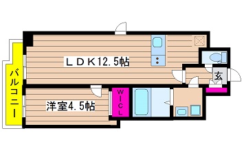 大阪府大阪市中央区久太郎町１丁目 間取り