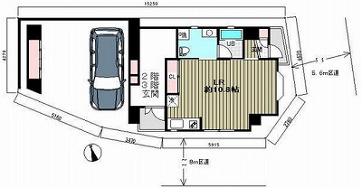 目黒区下目黒3丁目楽器可（ピアノ・弦管楽器・声楽・DTM）マンション 間取り