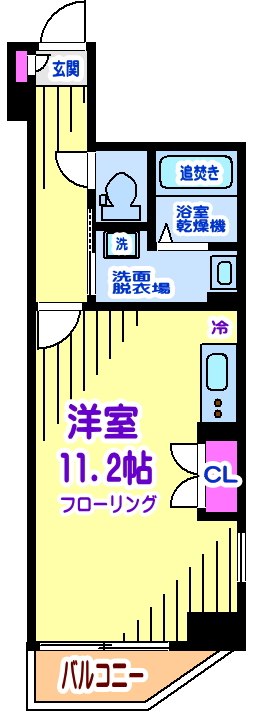 プランタニエⅡ 101号室 間取り