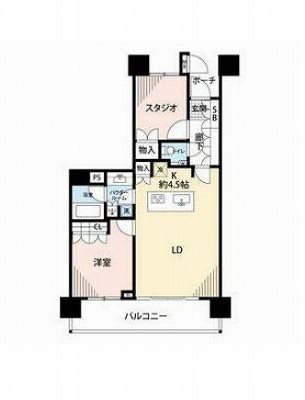 練馬区豊玉中2丁目楽器可(防音・グランドピアノ・弦・管楽器・声楽)マンション 間取り