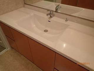 練馬区豊玉中2丁目楽器可(防音・グランドピアノ・弦・管楽器・声楽)マンション 洗面所