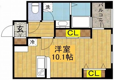荒川区町屋3丁目楽器可(ピアノ・弦管楽器・声楽)マンション 間取り