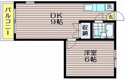 世田谷区粕谷４丁目楽器可（ピアノ・弦楽器）マンション 間取り