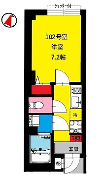 大田区鵜の木1丁目楽器可(防音・弦・管楽器・声楽)マンション 間取り