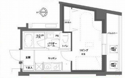 中野区野方4丁目楽器可（防音・24時間演奏・グランドピアノ・弦管楽器・声楽・DTM）マンション 間取り