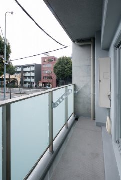 中野区野方4丁目楽器可（防音・24時間演奏・グランドピアノ・弦管楽器・声楽・DTM）マンション ベランダ