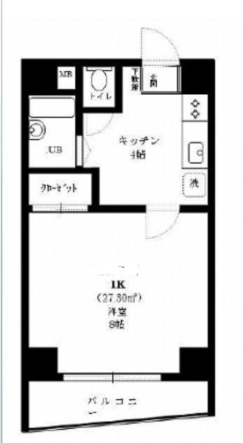 渋谷区笹塚1丁目楽器可(防音・グランドピアノ・弦・管楽器・声楽)マンション 間取り