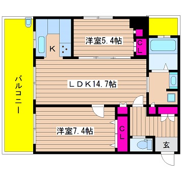 リーガルタワー大阪 間取り