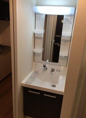 墨田区吾妻橋1丁目楽器可(防音・電子ピアノ・弦管楽器・声楽)マンション 洗面所