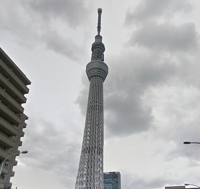墨田区吾妻橋1丁目楽器可(防音・電子ピアノ・弦管楽器・声楽)マンション ベランダ