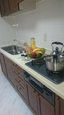 府中市緑町3丁目楽器可（防音・グランドピアノ・弦・管楽器・声楽）マンション キッチン