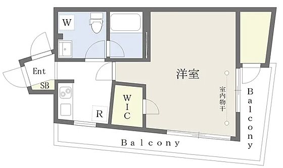 港区赤坂2丁目楽器可（弦管楽器・声楽・DTM）マンション 間取り
