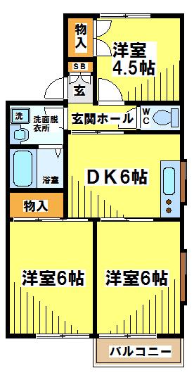 マーロンシライト  間取り