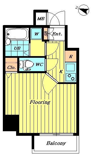 FUTIVAL上石神井駅前通り 502号室 間取り