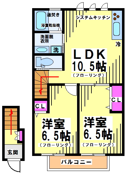 テラスリストーロ 間取り