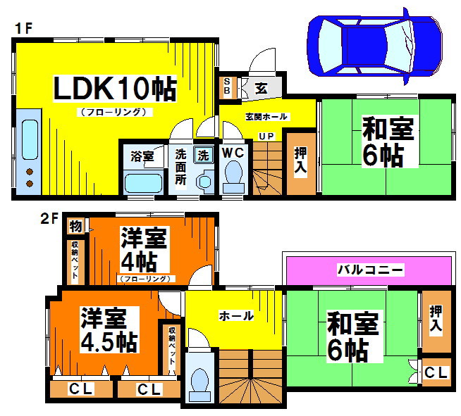 クレア桜上水 間取り