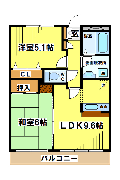 三秀烏山ホームズ 間取り