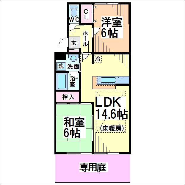 コンフォート三鷹台　 間取り
