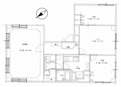葛飾区柴又3丁目楽器可（ピアノ・弦管楽器・声楽・DTM）マンション 間取り