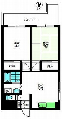 大田区南雪谷1丁目楽器可（グランドピアノ・弦管楽器・声楽・DTM）マンション 間取り