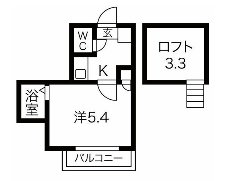 アップルハウス城西町 間取り