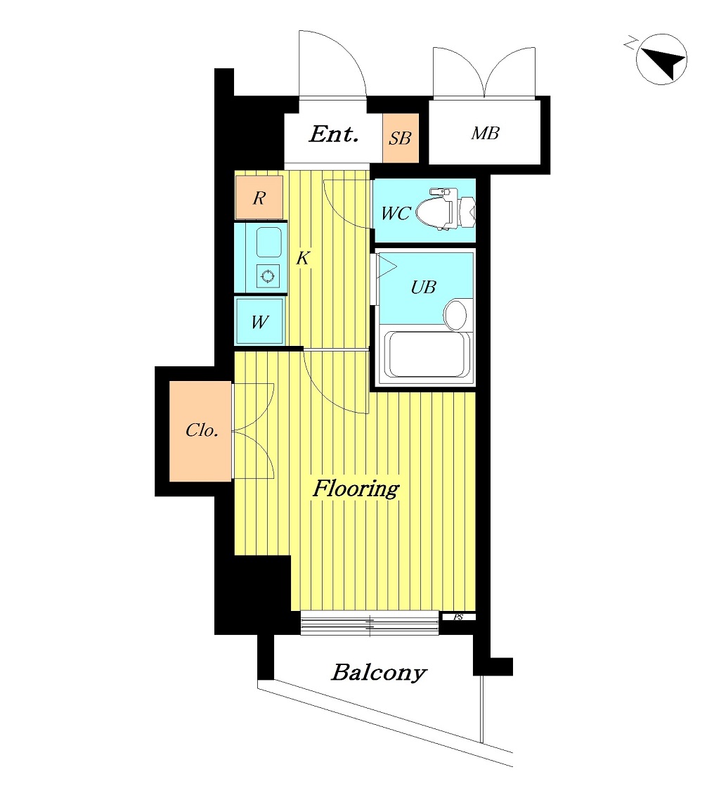 ステージファースト三宿 間取り図