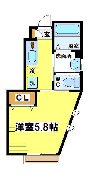 ラ・ネージュ烏山Ⅱ 間取り図