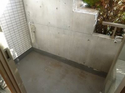 調布市仙川町1丁目楽器可(防音・グランドピアノ・弦楽器・声楽)マンション ベランダ