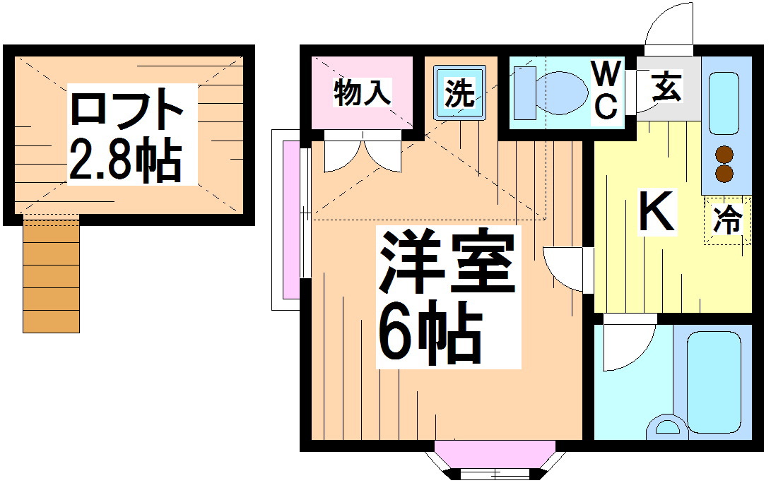 ハイツラベンダー 間取り