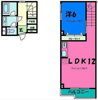 台東区池之端3丁目楽器可（ピアノ・弦管楽器・声楽・DTM）マンション 間取り