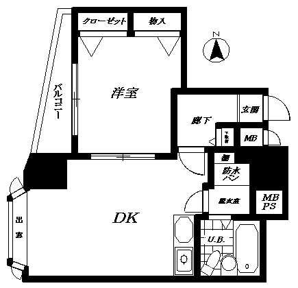 ｾｻﾞｰﾙ北千住 間取り図