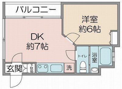 新宿区四谷坂町楽器可(防音・ピアノ・弦・管楽器・声楽)マンション 間取り