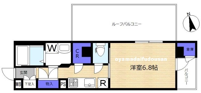 ラティオ尾山台 間取り図