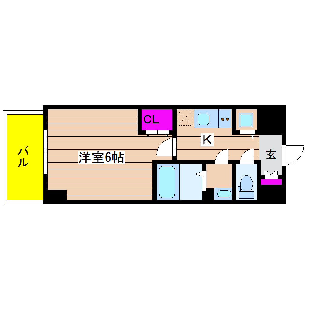 プレサンス江戸堀 間取り