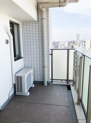 台東区小島1丁目楽器可(防音・グランドピアノ・弦・管楽器・声楽)マンション ベランダ
